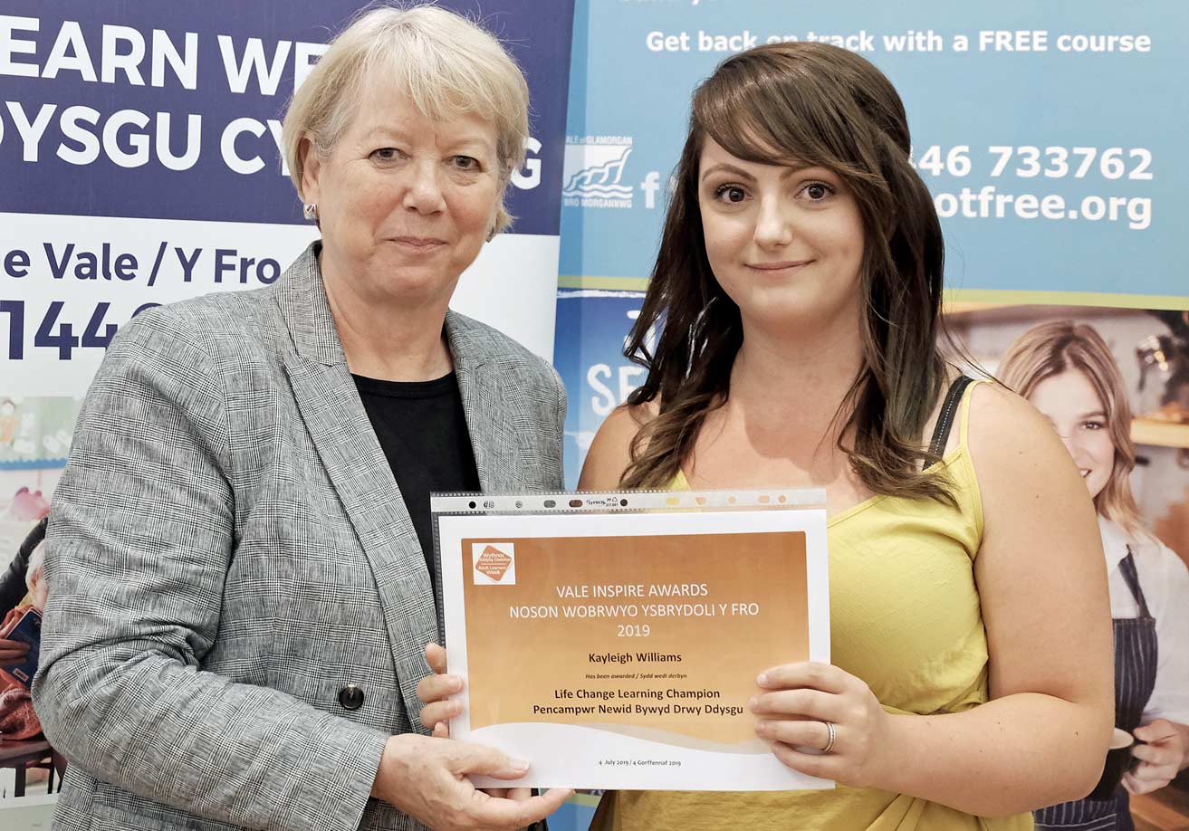 Cardiff Met learners honoured at vale awards