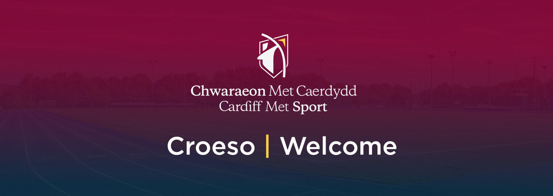 Cardiff Met Sport Welcome Display Banner