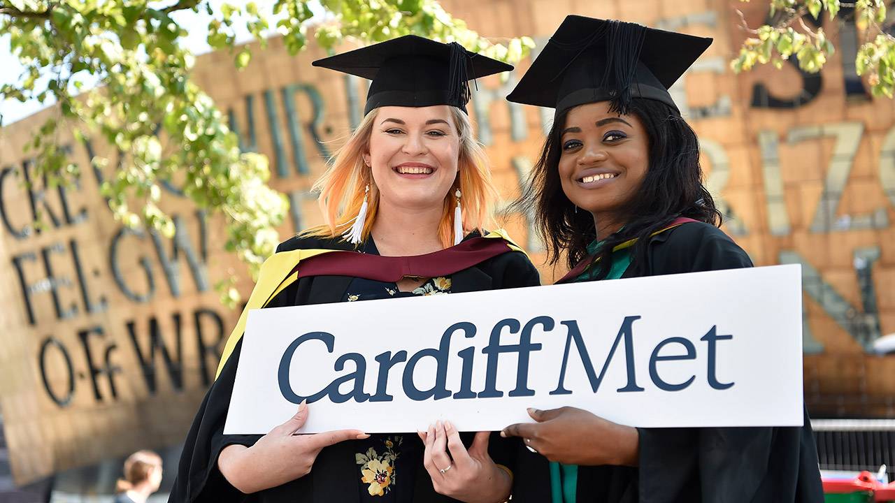 Cardiff Met students at Graduation
