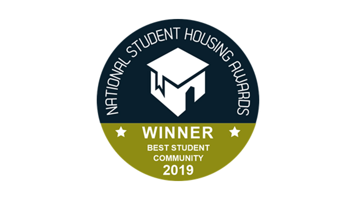 National Student Housing Awards, Winner Best Student Community 2019 Logo