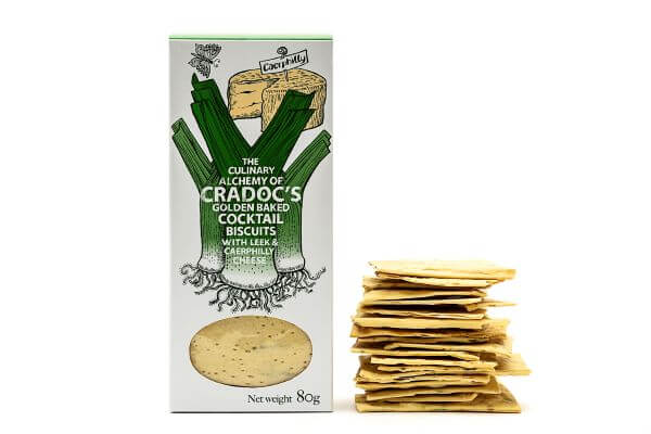 Cradoc's leek biscuits