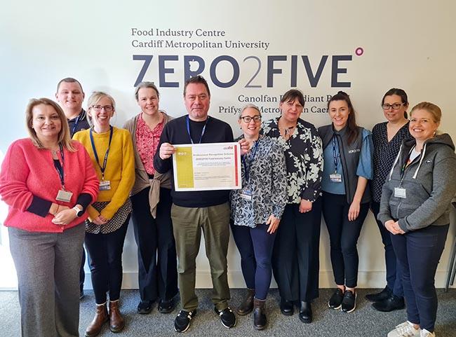 ZERO2FIVE staff with IFST certificate