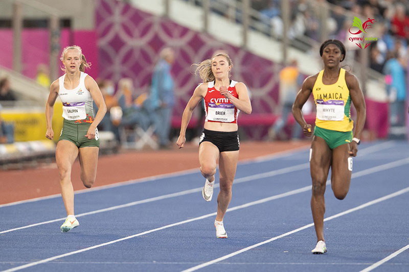 Hannah Brier, Commonwealth sprinter and Cardiff Met MSc Alumni
